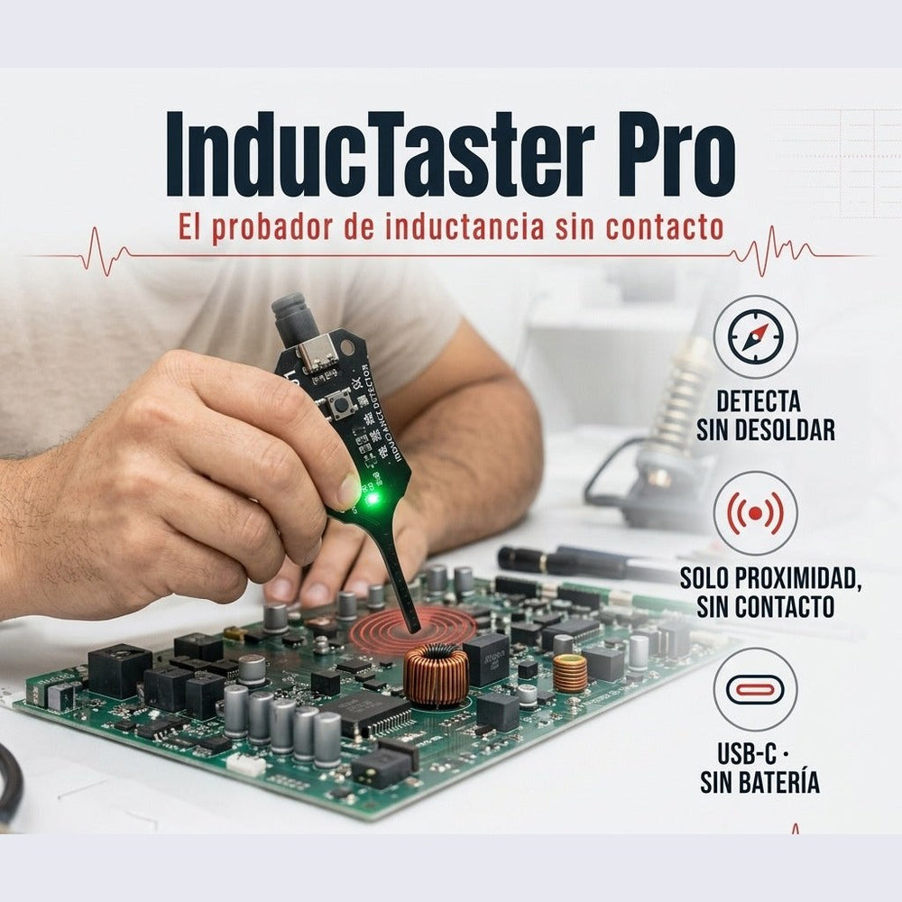 InducTaster Pro — Probador de Inductancia Sin Contacto 🔧