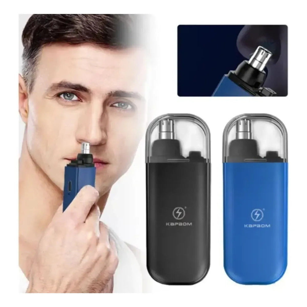 Recortador de Vello Nasal y de Oídos — Cabezal 360° Lavable ✂️