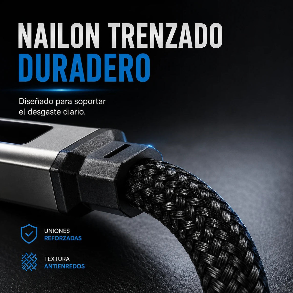 Cable Universal 4 en 1 con Llavero 🔌 Pantalla Digital de Carga — 2