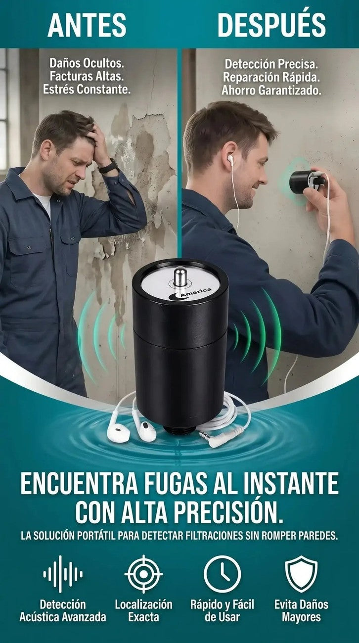 Detector de Fugas de Agua por Sonido 💧 Encontrá la Fuga Sin Romper Nada — 3